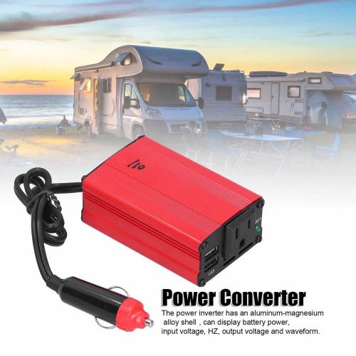 300w power inverter dual usb ports for automobile home outdoor dc 12v to ac110v