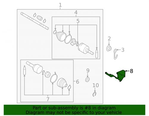 Genuine nissan heat shield 39785-5ra1a