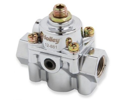 Holley 12-881 alum die cast by pass style carbureted fuel pressure regulator