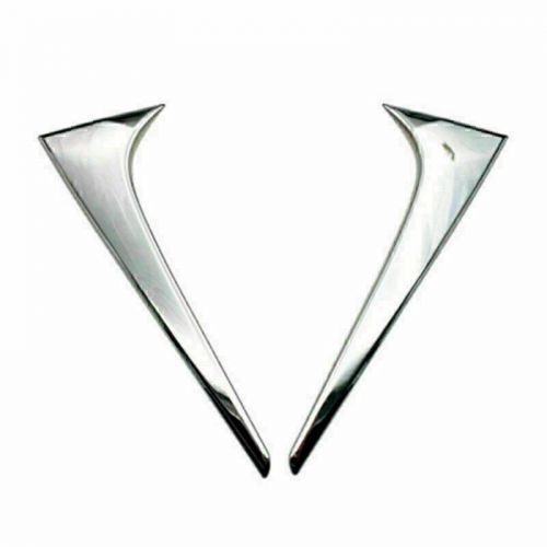 For lexus ux 200 250h 260h 19-21 rear window spoiler side wing trim cover chrome