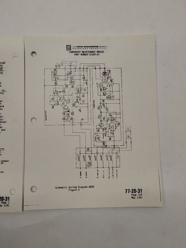 Lewis engineering egt temperature thermocouple indicator part no 61104-03 maint.