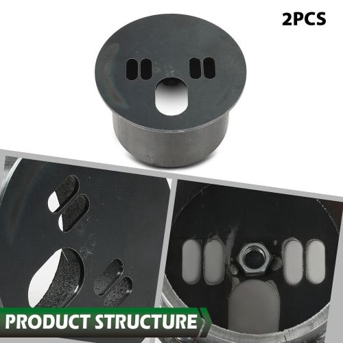 New universal front air ride brackets kit cups 4.5&#034; od for chevy car truck