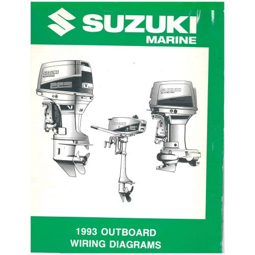 Suzuki outboard marine 1993 wiring diagram manual 99954-53930