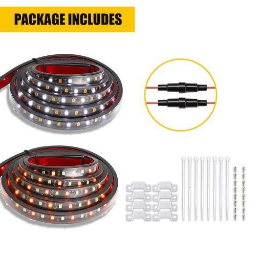 2x 70&#034; led running board lights strip side marker for dodge ram 1500 2500 3500