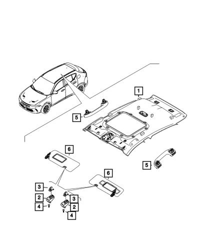 Genuine mopar z-axis clip 68439557aa