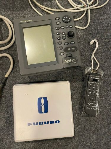 Furuno rdp-130 navnet gps radar chartplotter w/ dome, cables, remote, etc