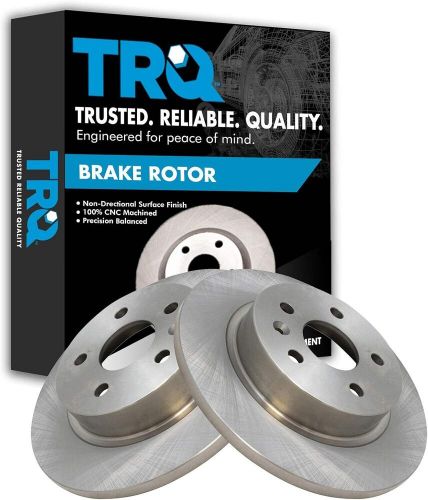 Trq rear brake rotors set solid for 2013-2022 buick encore 2011-2015 cruze