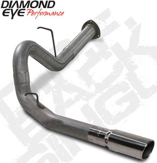 Diamond eye exhaust- 07-10 chevy 4" stainless-d.p.f. back single