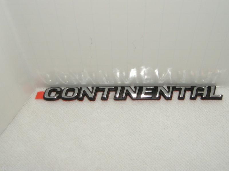 New nos continental emblems trim badge exterior ornament nameplate lincoln 