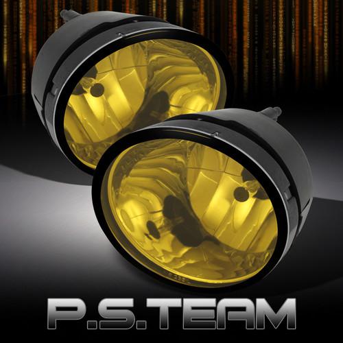 04-12 nissan titan 04-07 armada yellow bumper fog lights+switch+relay+bulbs