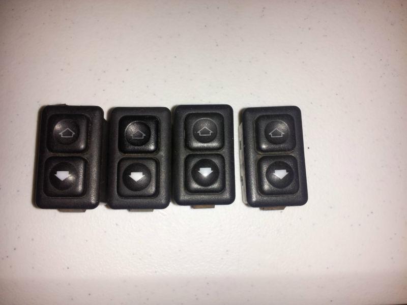 Bmw lighted power window switches x 4 e30 e23 e24 e28 318i 325i m3 525i 535i m5