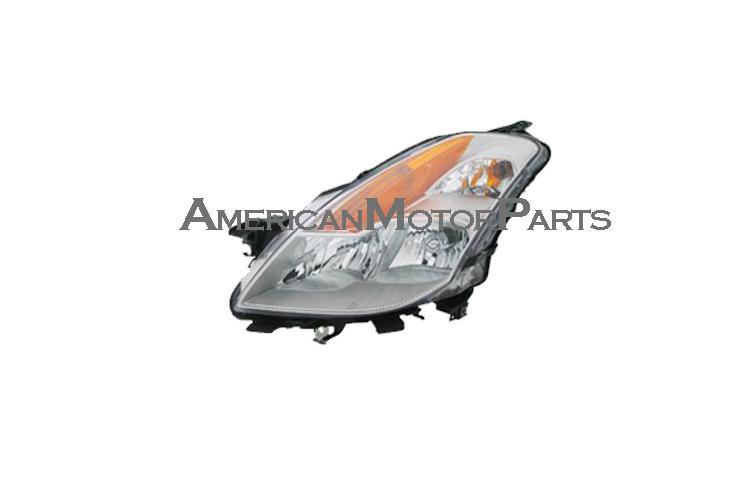 Left driver side replacement headlight hid type 08-09 nissan altima 2dr