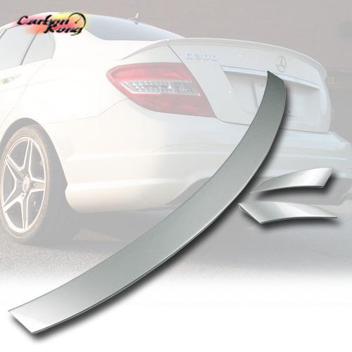 Painted mercedes benz w204 c class b type 3 pcs rear trunk spoiler 08-13 #744 ☆