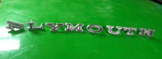 66 67 plymouth gtx satillite belvedere hood letters