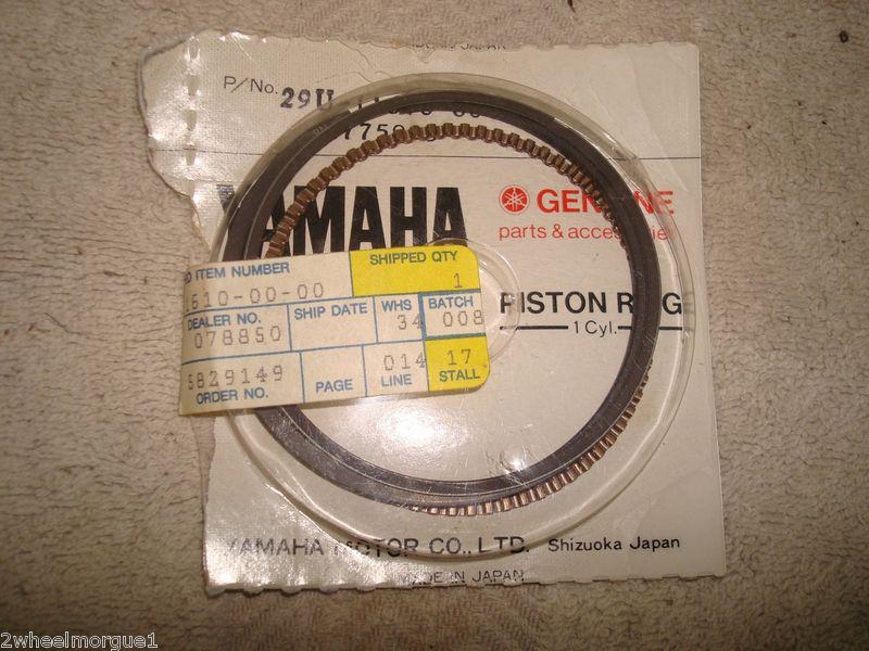 Yamaha nos piston rings .25 os 29u-11610-00