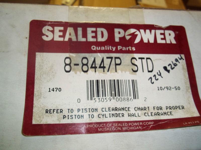 Clevite 224-2694 engine piston or sealed power  8-8447p  std  