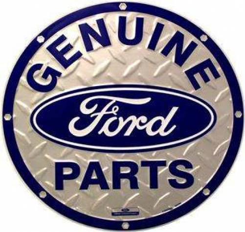 Genuine ford parts deck plated round sign