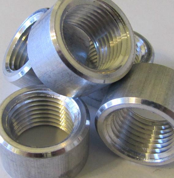 (5) 1/2 aluminum bungs npt oil fuel air turbo tank weld bung turbo bulk 