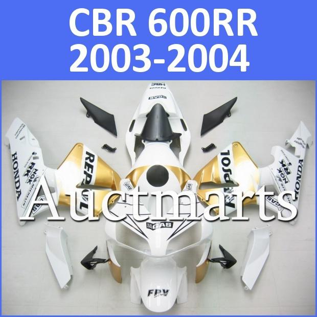 Fit honda 03 04 cbr600rr cbr 600 rr 2003 2004 fairing kit abs plastics a49 d10