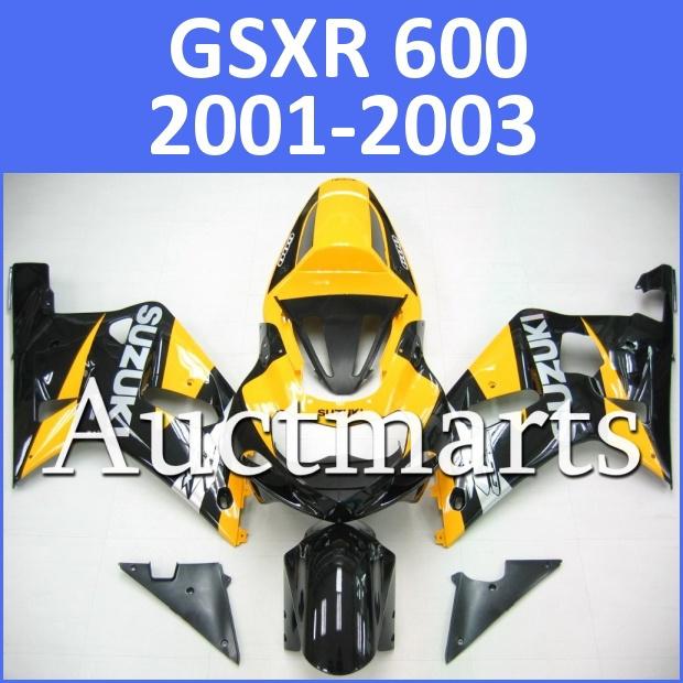 Fit suzuki 01 02 03 gsxr 600 gsx-r600 2001 2002 2003 fairing k1 bodywork a16 d00