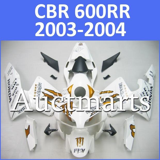 Fit honda 03 04 cbr600rr cbr 600 rr 2003 2004 fairing kit abs plastics a88 d00