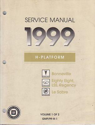 1999 pontiac bonneville\olds eighty eight factory issue repair manual set