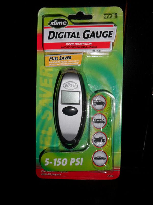 *nip* slime~ 20112 keychain digital tire gauge 5-150 psi