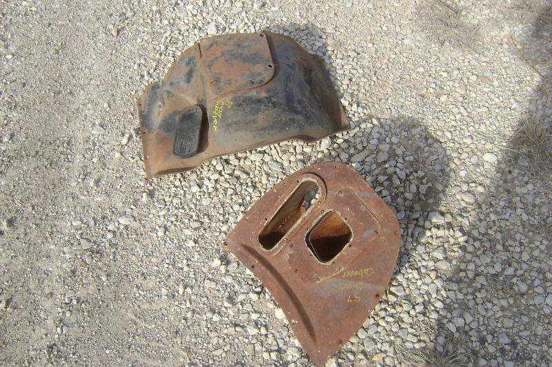 1957 57 chevy cabover coe truck engine & floor covers 1955 55 1956 56 1958 1959