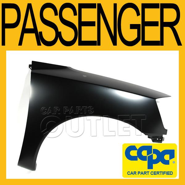 2005 2006 2007-2012 nissan titan xe/se front fender primered black steel s/sv rh