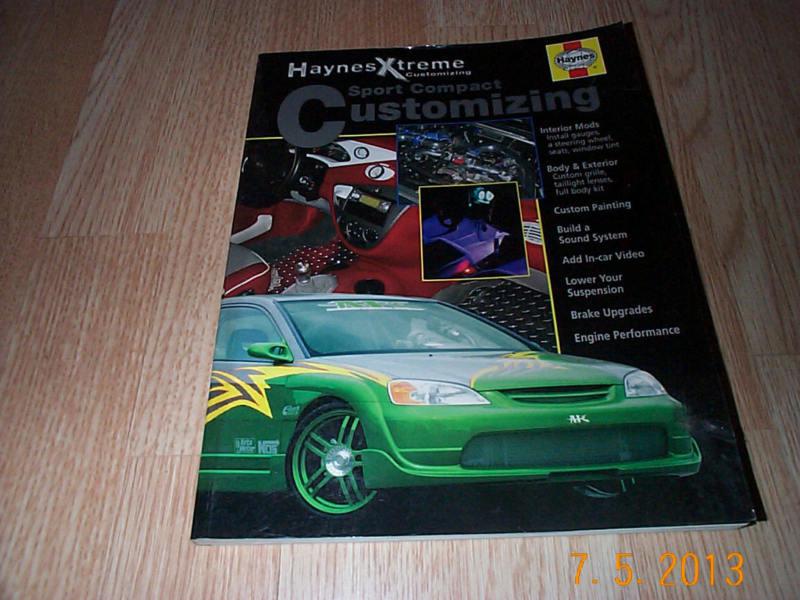 Haynes - honda/ neon customizing/ detailing manual nice!!!