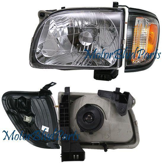 01-04 tacoma headlight headlamp+signal corner driver lh