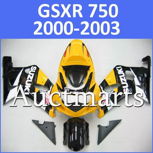 Fit suzuki 00 01 02 03 gsxr 750 gsx-r750 2000 2001 2002 2003 fairing k1 b23 d13