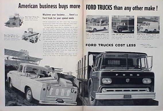 1958 ford pick up truck original old ad  buy 5+= free ship  c my store 4more