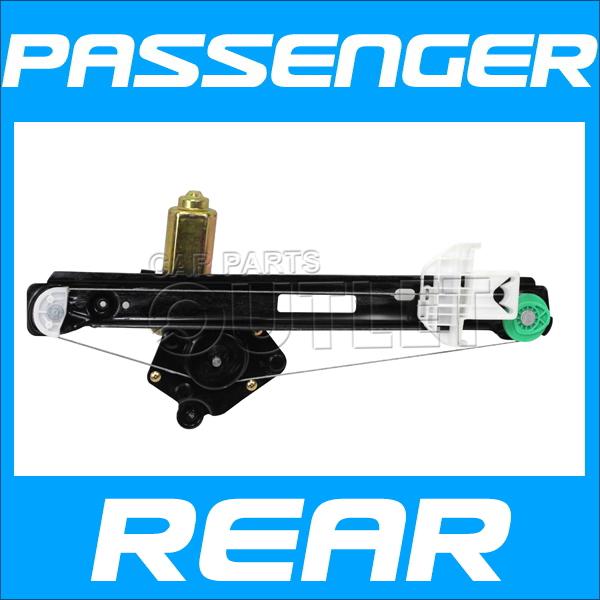 Window regulator rear right 00-07 ford focus power w/motor sedan wagon 4dr 5dr r