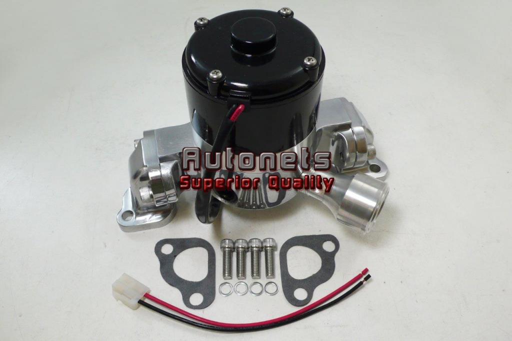 Small block ford polished aluminum electric water pump high flow volume