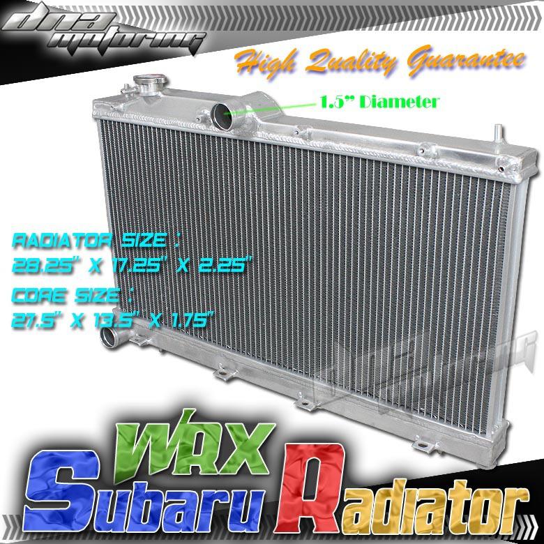 Wrx/sti 2008+ turbo dual core full aluminum radiator