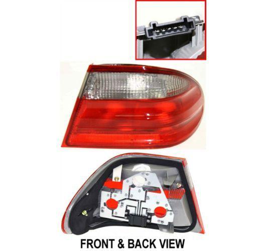 Taillight taillamp brake light passenger side right r for 00-02 mercedes e class