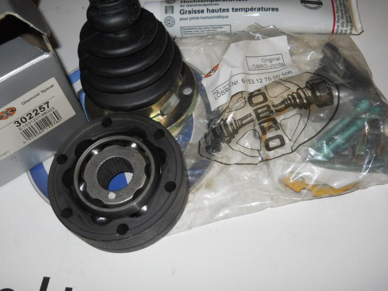 Volkswagen jetta cabrio scirocco golf cv joint kit inner left 191498103 gkn