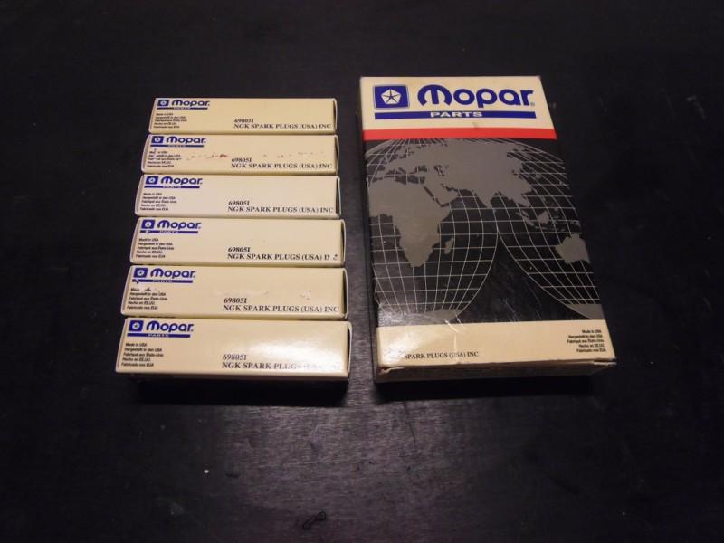 New 6 mopar ngk spark plugs -  spzfr6f11g - chrysler dodge