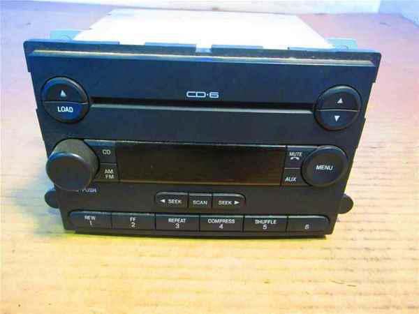 06 07 f250 sd f350 sd am/fm 6 disc cd player radio oem