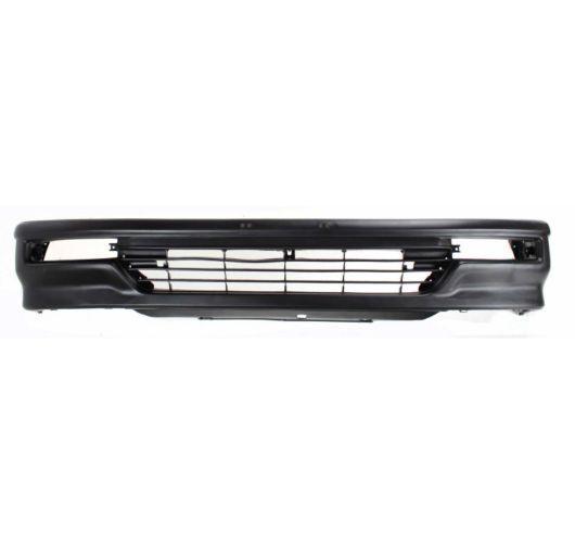 90 91 honda civic front bumper cover 3dr hatchback base/dx raw mat black plastic