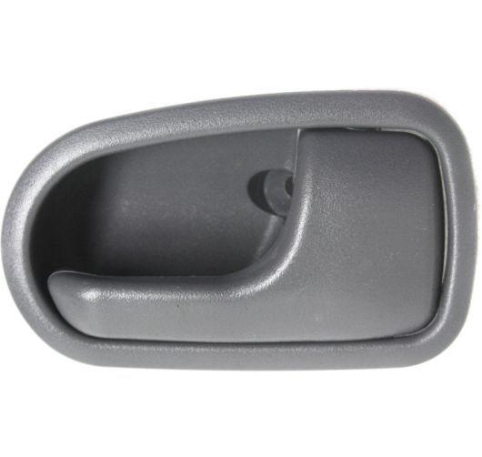 95-03 protege interior inside chrome/gray door handle passenger side right rh