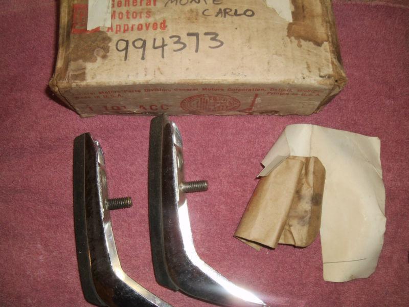 Nos 1973 chevrolet monte carlo rear bumper guards