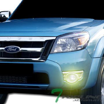 3000k hid xenon w/chrome front bumper fog lights+switch 09 10 11 ford ranger fpv