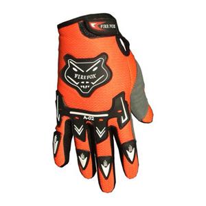 Dirtbike motorcycle atv mx racing gloves a2 orange size l