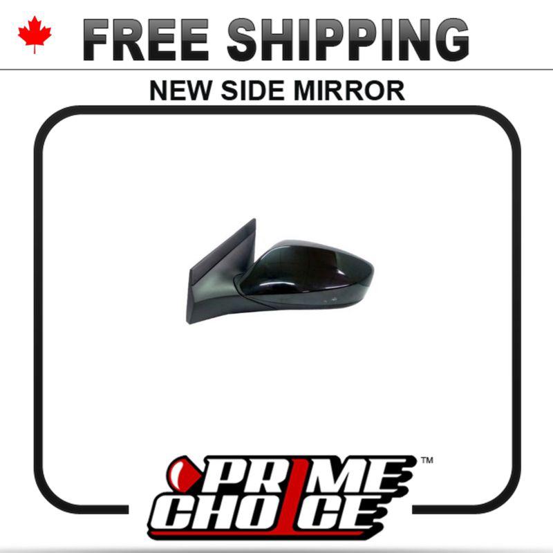 New power non heated drivers side view door mirror