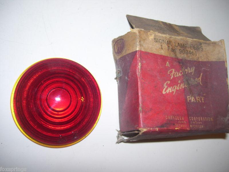 Nos 1941 plymouth stop light lens - glass  -  az   -  903461  -    pl57