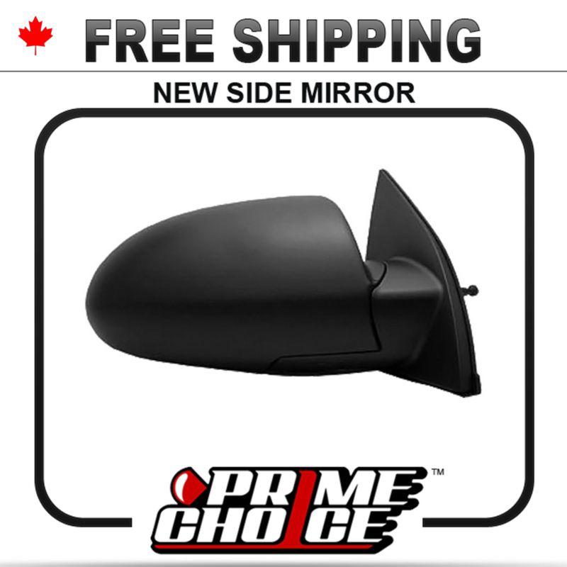 New power non heated drivers side view door mirror