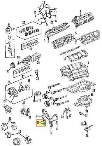 Toyota 1354050030 genuine oem factory original tensioner