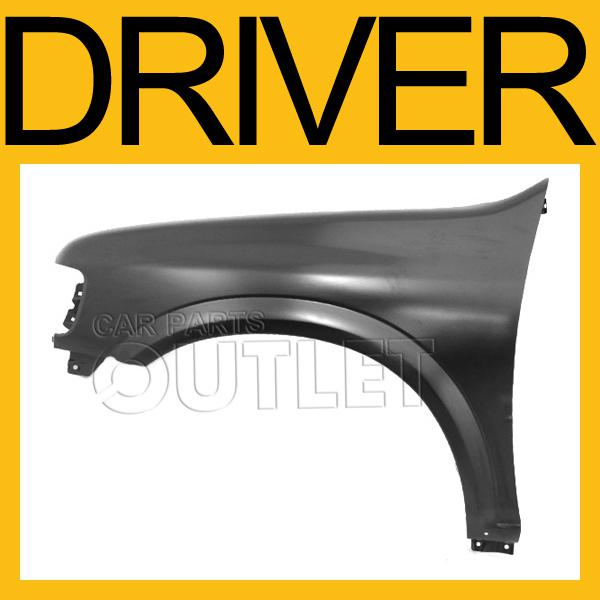 98-02 honda passport left primed fender w/flare lx ex-l